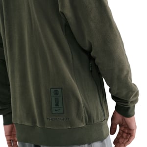 Haut à 1/4 de zip PSG Nike Therma-Fit Hiver - Kaki, vue 3