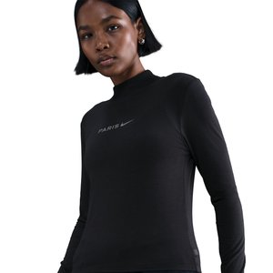 T-Shirt à manches longues PSG Nike Football – Noir - Femme, vue 2
