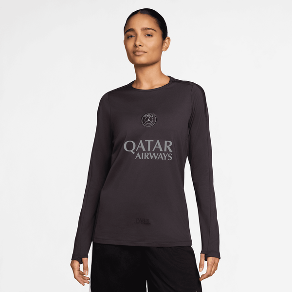 Haut d'entraînement PSG Jordan Strike 25/26 - Noir - Femme