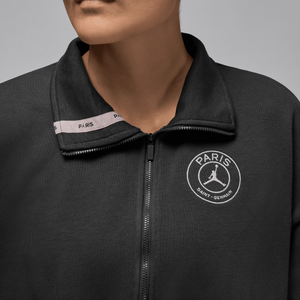 Haut à 1/2 zip PSG Jordan Fleece - Anthracite - Femme, vue 5