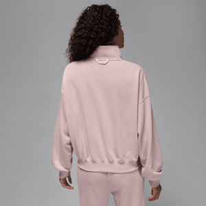 Haut à 1/2 zip PSG Jordan Fleece - Rose - Femme, vue 3