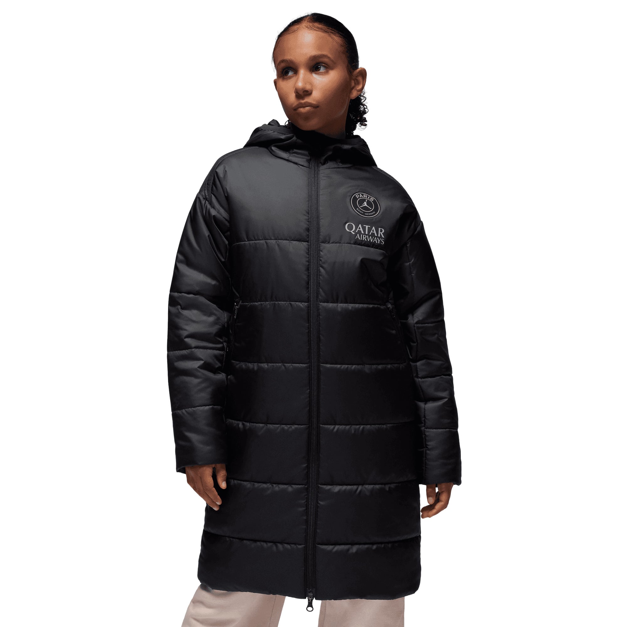 PSG Jordan Academy Pro Therma Fit Down Jacket - Black - Kids