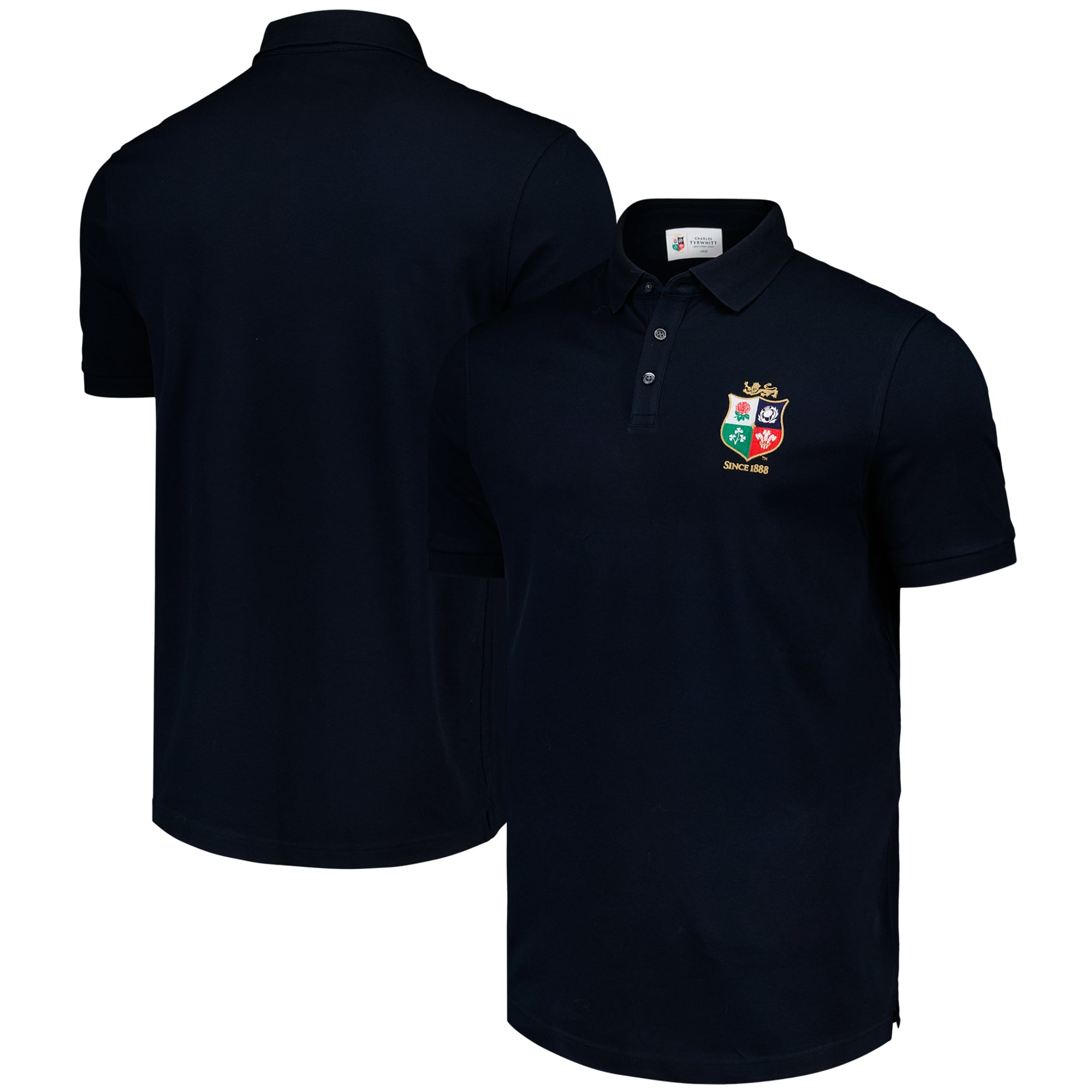 Polo in piqué Charles Tyrwhitt British & Irish Lions - Nero