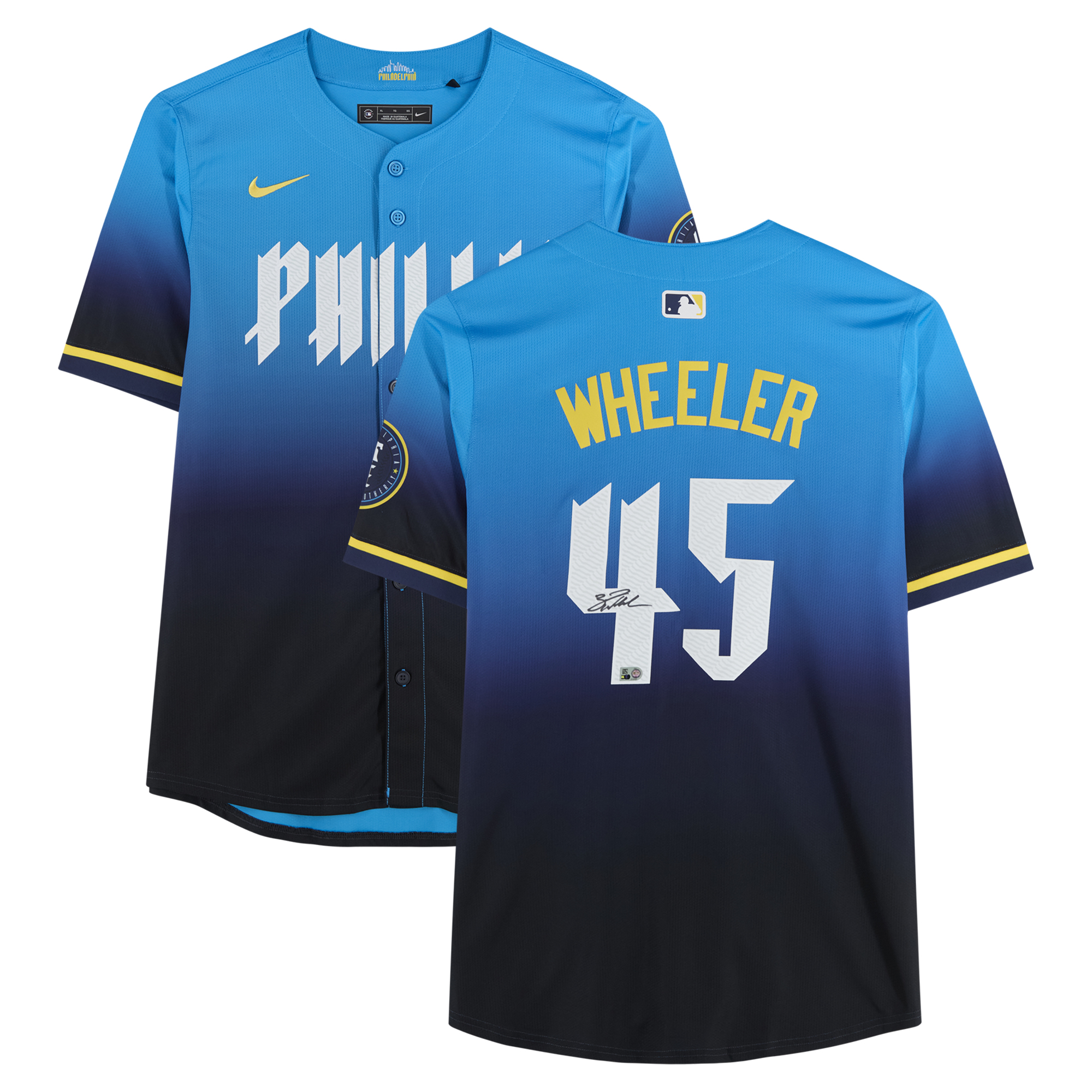 Zack Wheeler Philadelphia Phillies Autographed Light Blue City Connect Limited Jersey Zack Wheeler Philadelphia Phillies Autographed Light Blue City Connect Limited Jersey