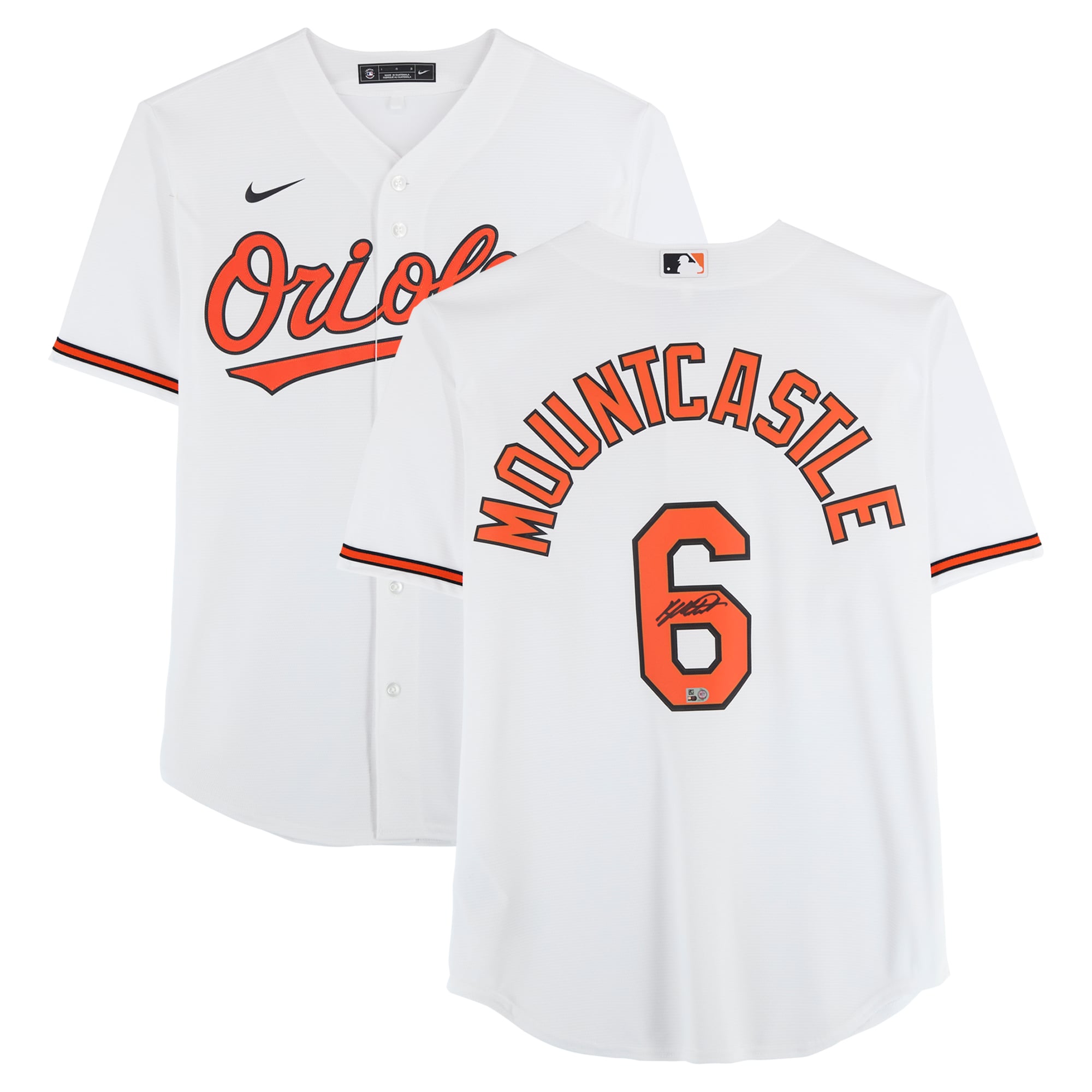 Ryan Mountcastle Baltimore Orioles Autographed White Nike Replica Jersey