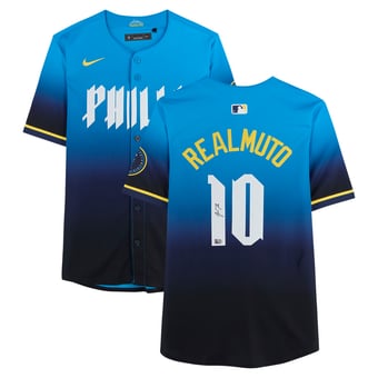 J.T. Realmuto Philadelphia Phillies Autographed Light Blue City Connect Limited Jersey