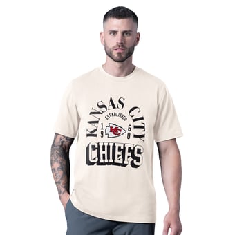 Men's MSX by Michael Strahan White Kansas City Chiefs Whiteout Vintage T-Shirt
