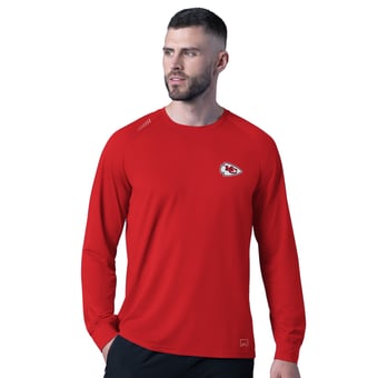 Men's MSX by Michael Strahan  Red Kansas City Chiefs Forward Long-Sleeve T-Shirt