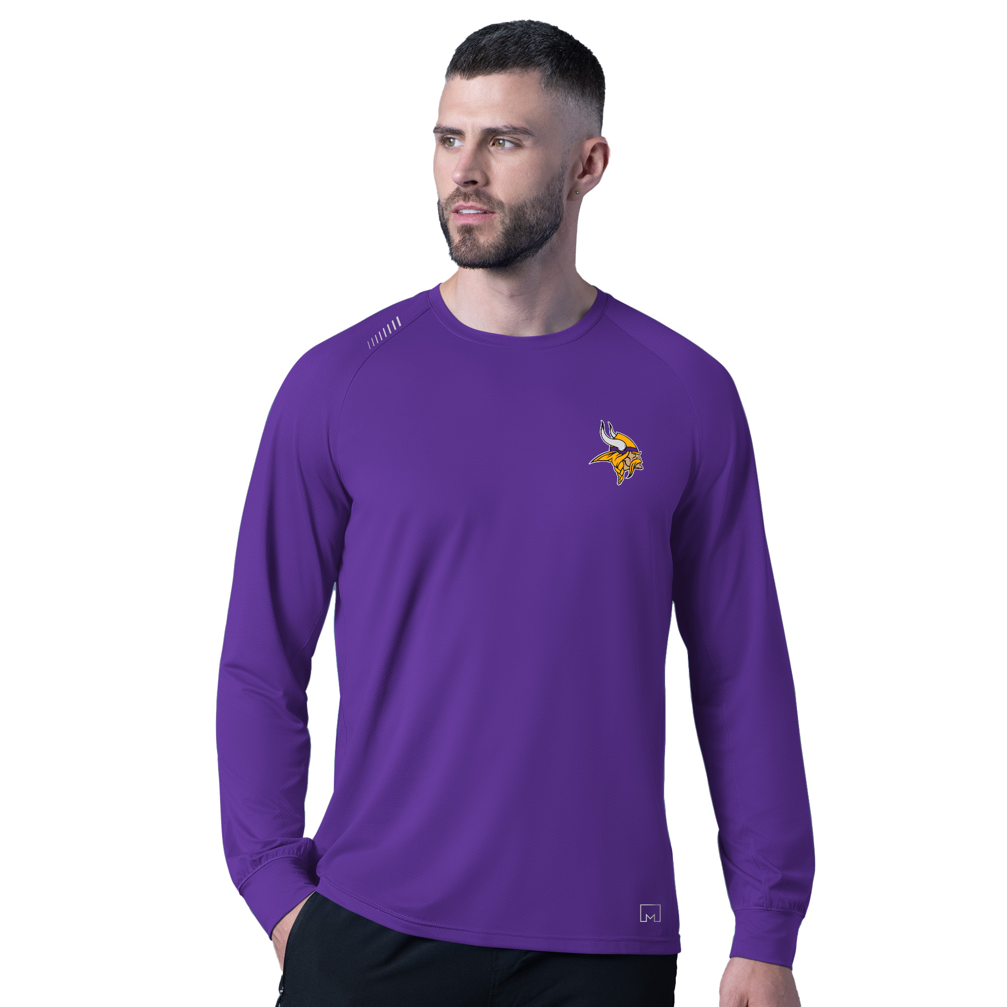 Msx by Michael Strahan Men's Purple Minnesota Vikings Forward Long-Sleeve T-Shirt - Purple