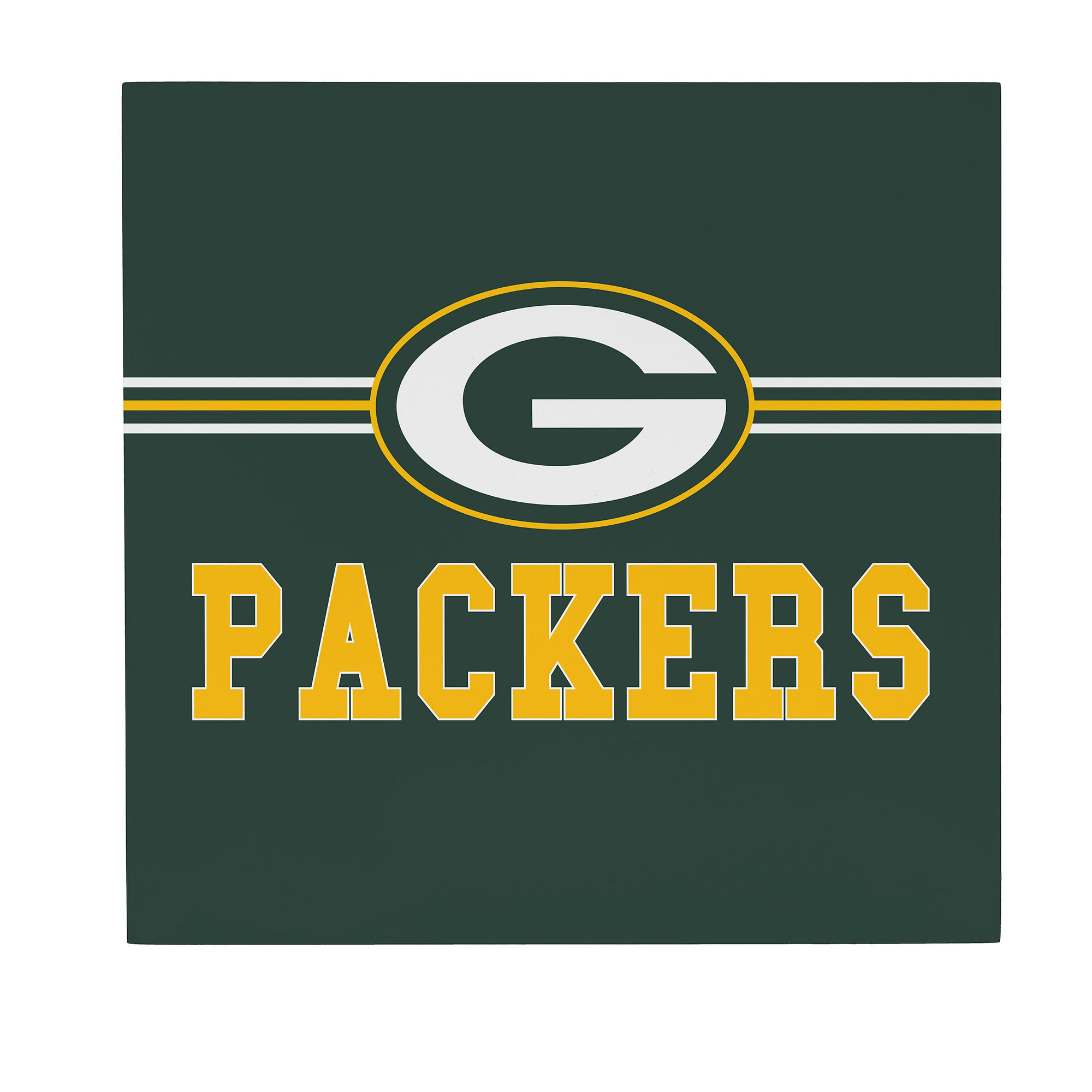 Green Bay Packers 12" x 12" Wood Wall Sign