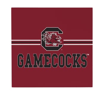 South Carolina Gamecocks 12" x 12" Wood Wall Sign