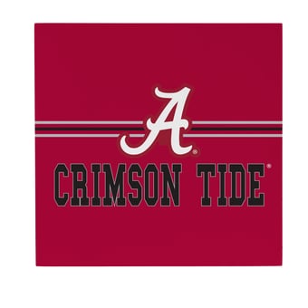 Alabama Crimson Tide 12" x 12" Wood Wall Sign