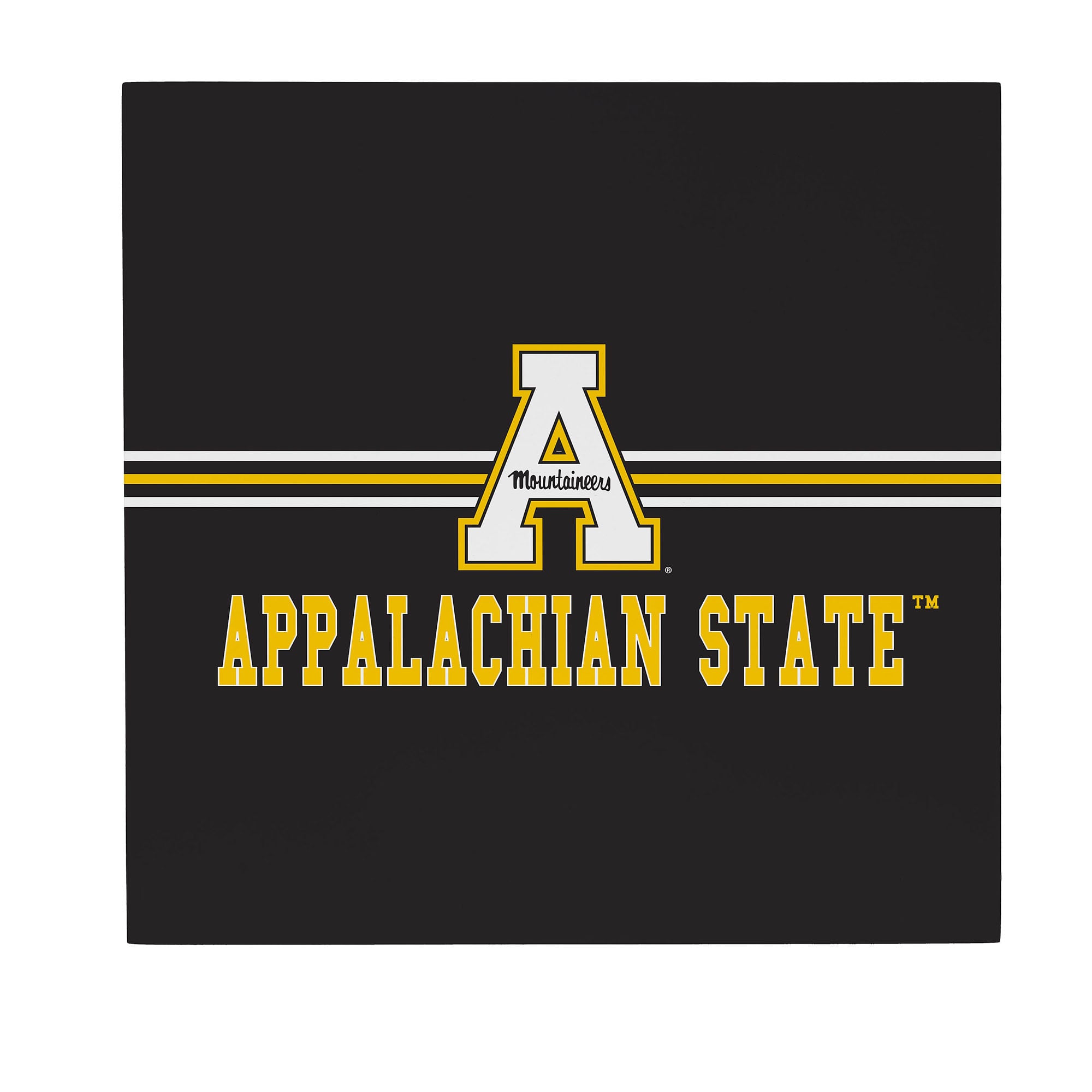 Appalachian State Mountaineers 12" x 12" Wood Wall Sign