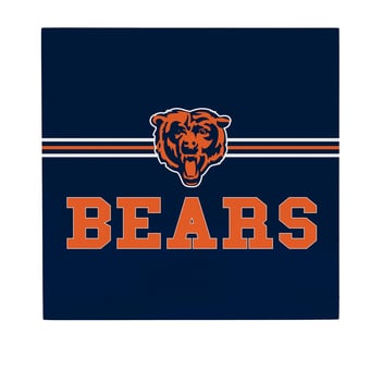 Chicago Bears 12" x 12" Wood Wall Sign
