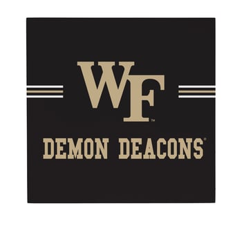 Wake Forest Demon Deacons 12" x 12" Wood Wall Sign