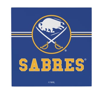 Buffalo Sabres 12" x 12" Wood Wall Sign