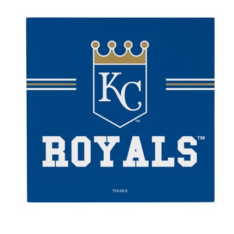 Kansas City Royals 12" x 12" Wood Wall Sign