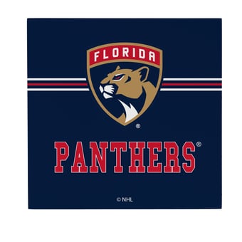 Florida Panthers 12" x 12" Wood Wall Sign