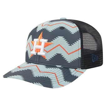 Men's New Era Denim/Navy Houston Astros Aztec Denim 9SEVENTY Adjustable Hat