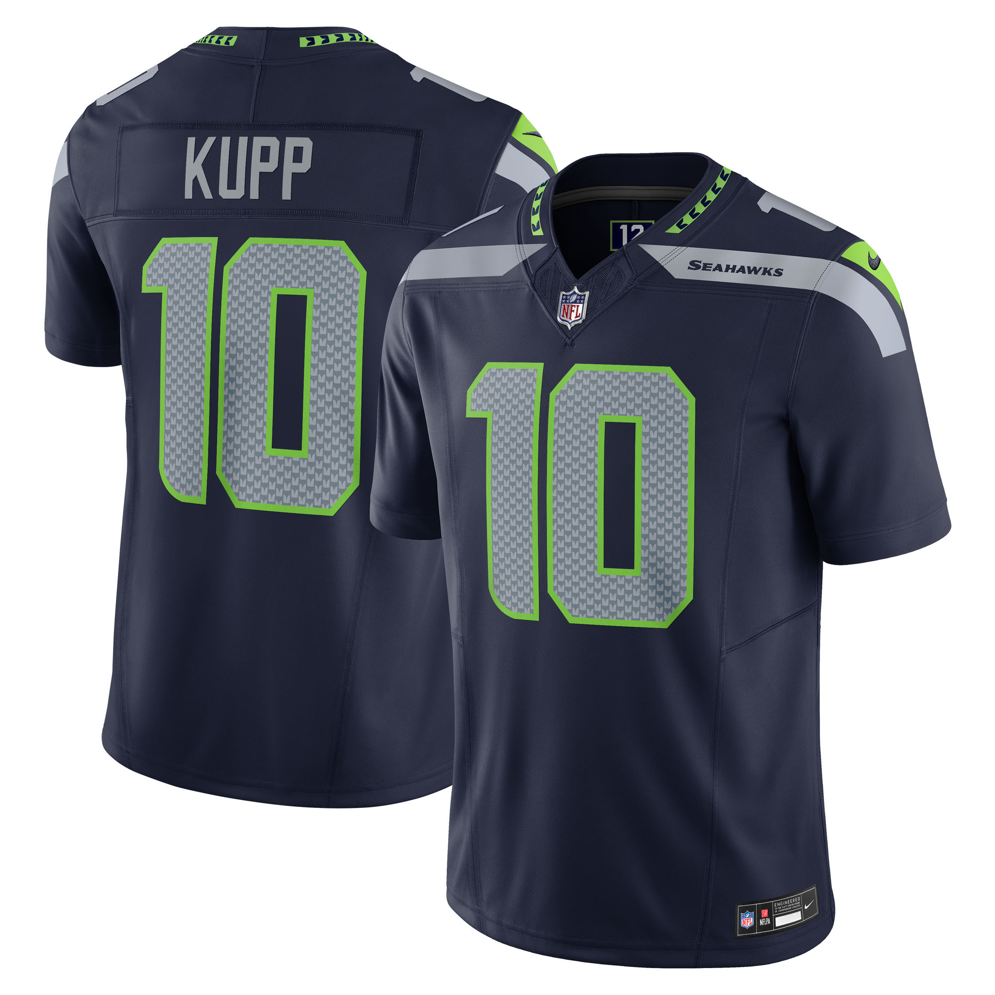 Men's Nike Cooper Kupp College Navy Seattle Seahawks Team Vapor F.U.S.E. Limited Jersey