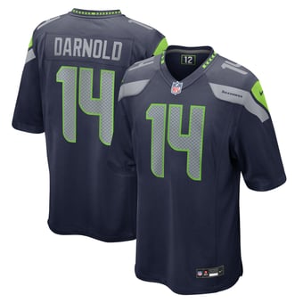 Men's Nike Sam Darnold College Navy Seattle Seahawks Team Game Jersey