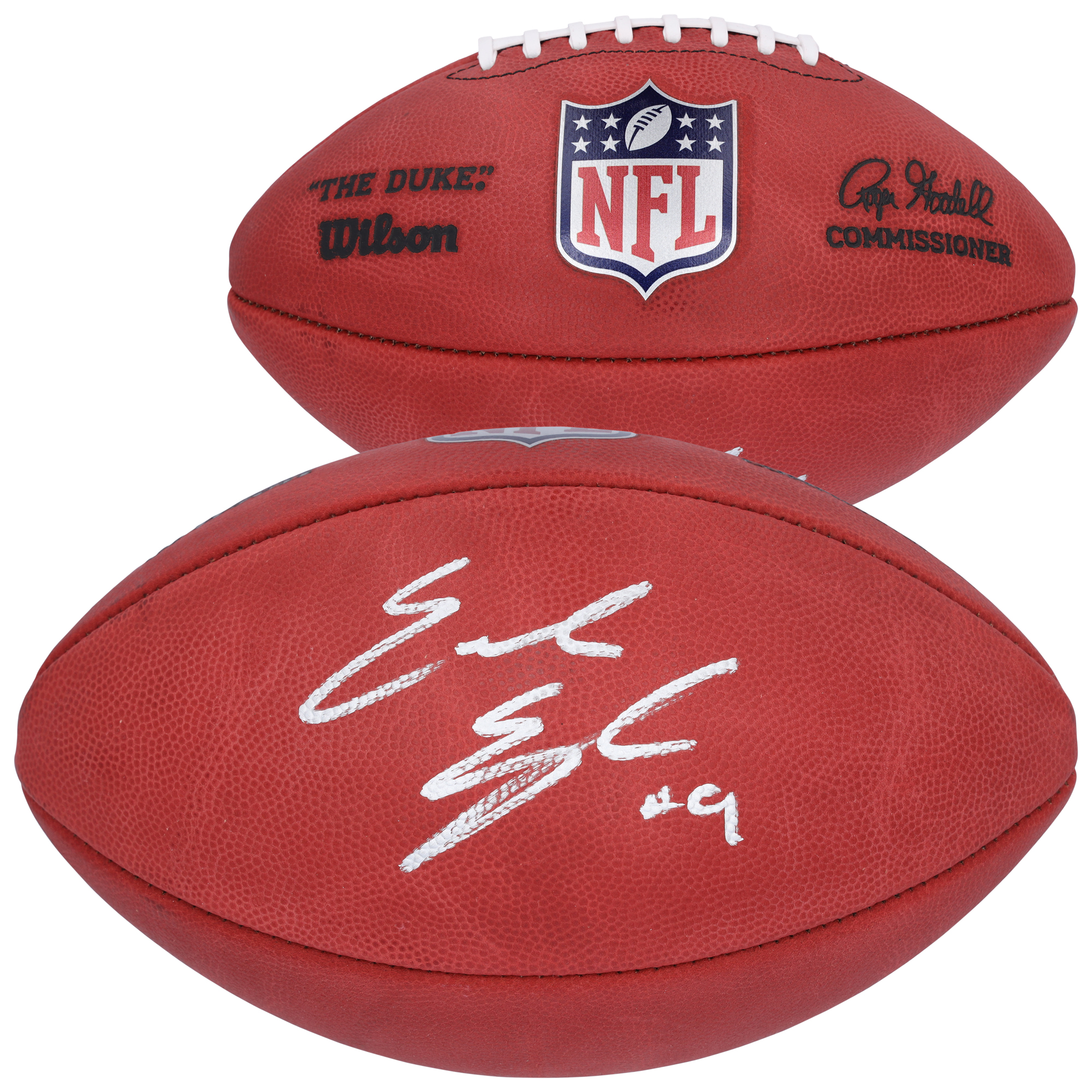 Emeka Egbuka Tampa Bay Buccaneers Autographed Wilson Duke Full Color Football Emeka Egbuka Tampa Bay Buccaneers Autographed Wilson Duke Full Color Football