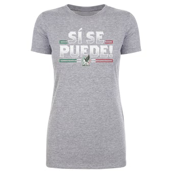 Women's 500 Level  Heather Gray Mexico National Team Si Se Puede  T-Shirt