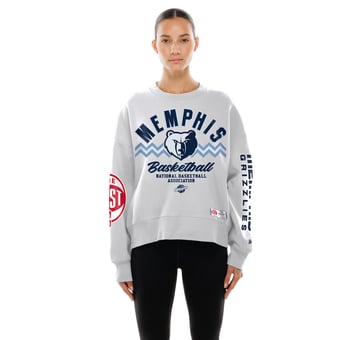 Women's New Era White Memphis Grizzlies 2025/26 City Edition Sweatshirt
