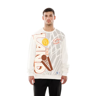 Men's New Era Tan Cleveland Cavaliers 2025/26 City Edition Sweatshirt