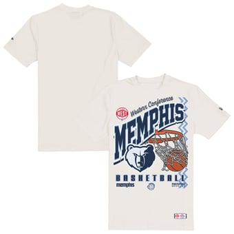 Men's New Era  Cream Memphis Grizzlies Oversized City Edition Remix Vintage T-Shirt