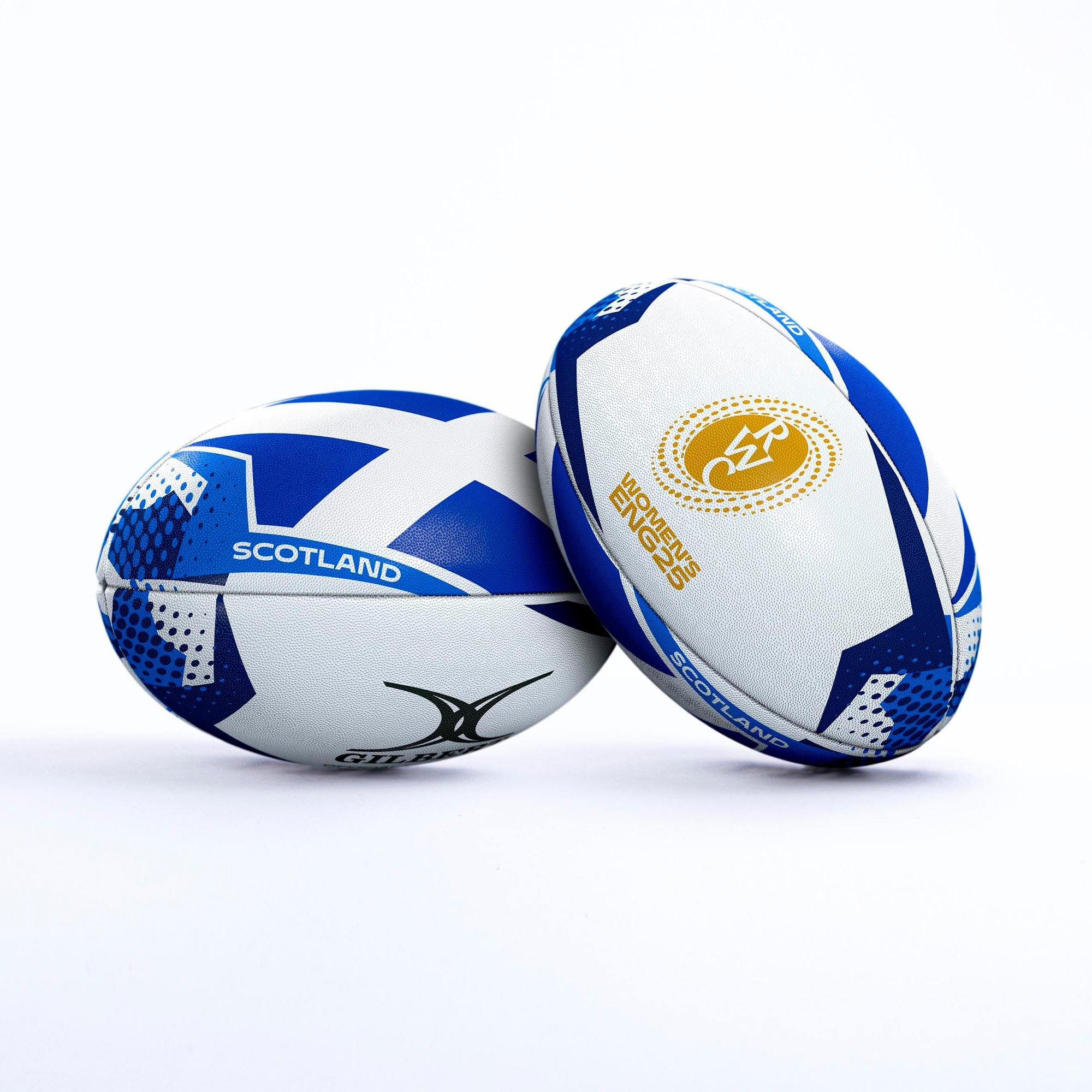 Pallone da rugby femminile Scozia Gilbert - Coppa del Mondo 2025 - Taglia 5