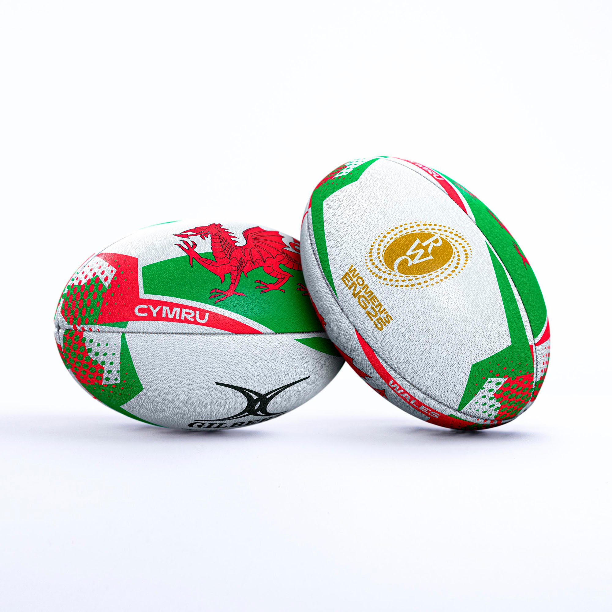 Pallone da rugby femminile del Galles Gilbert per la Coppa del Mondo 2025 - Taglia 5