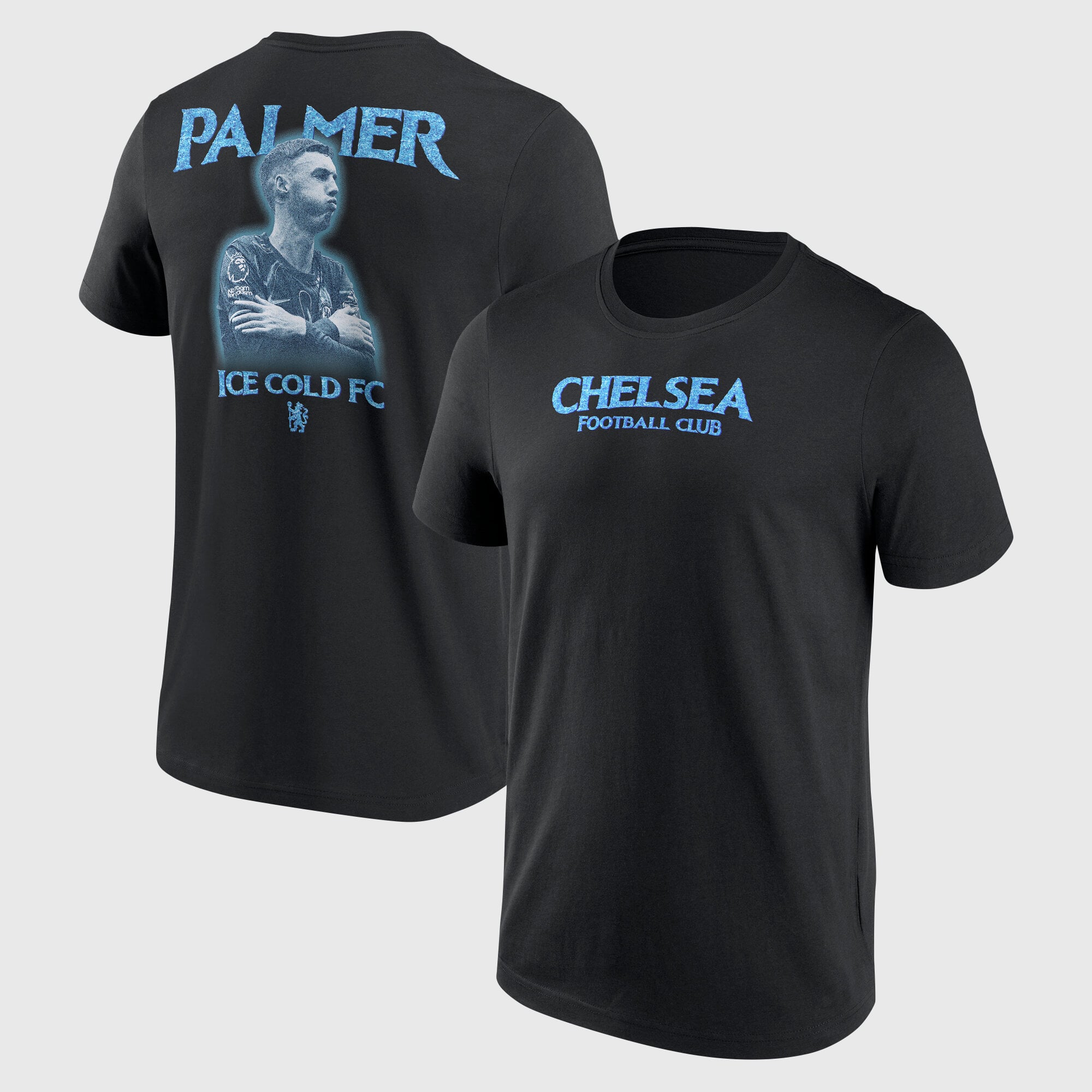 Chelsea Cole Palmer Ice Cold FC Graphic T-Shirt - Black - Mens