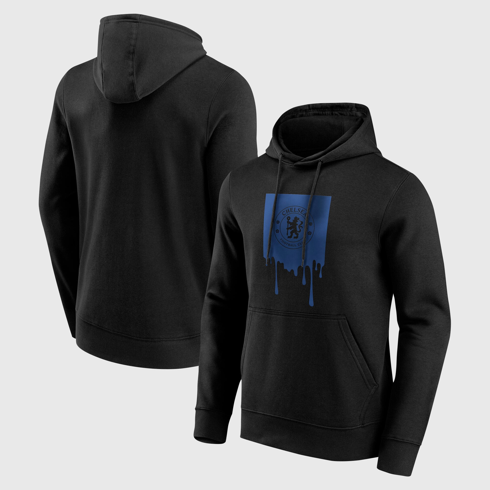 Chelsea Liquify Graphic Hoodie - Black - Mens