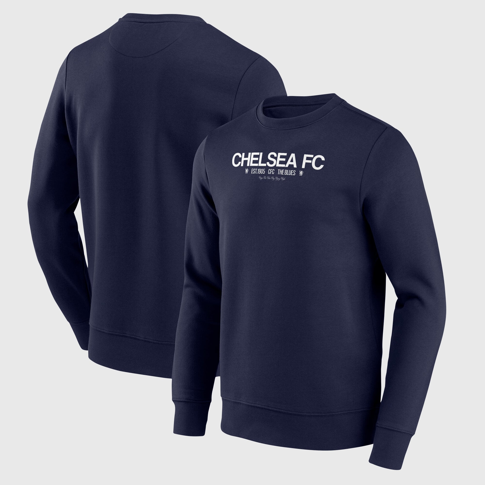 Sweat ras du cou graphique Chelsea End Credits - Bleu marine - Homme