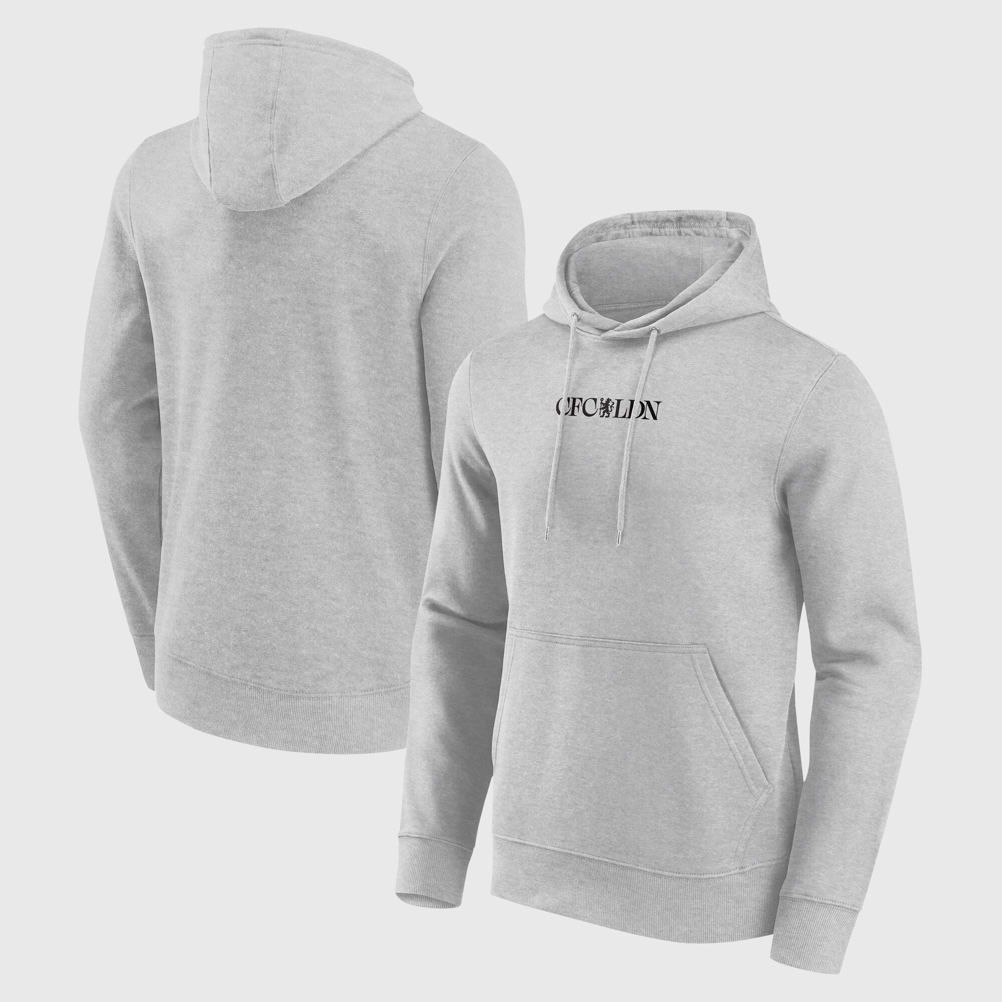 Sweat à capuche graphique Chelsea CFCLDN - Gris chiné - Homme