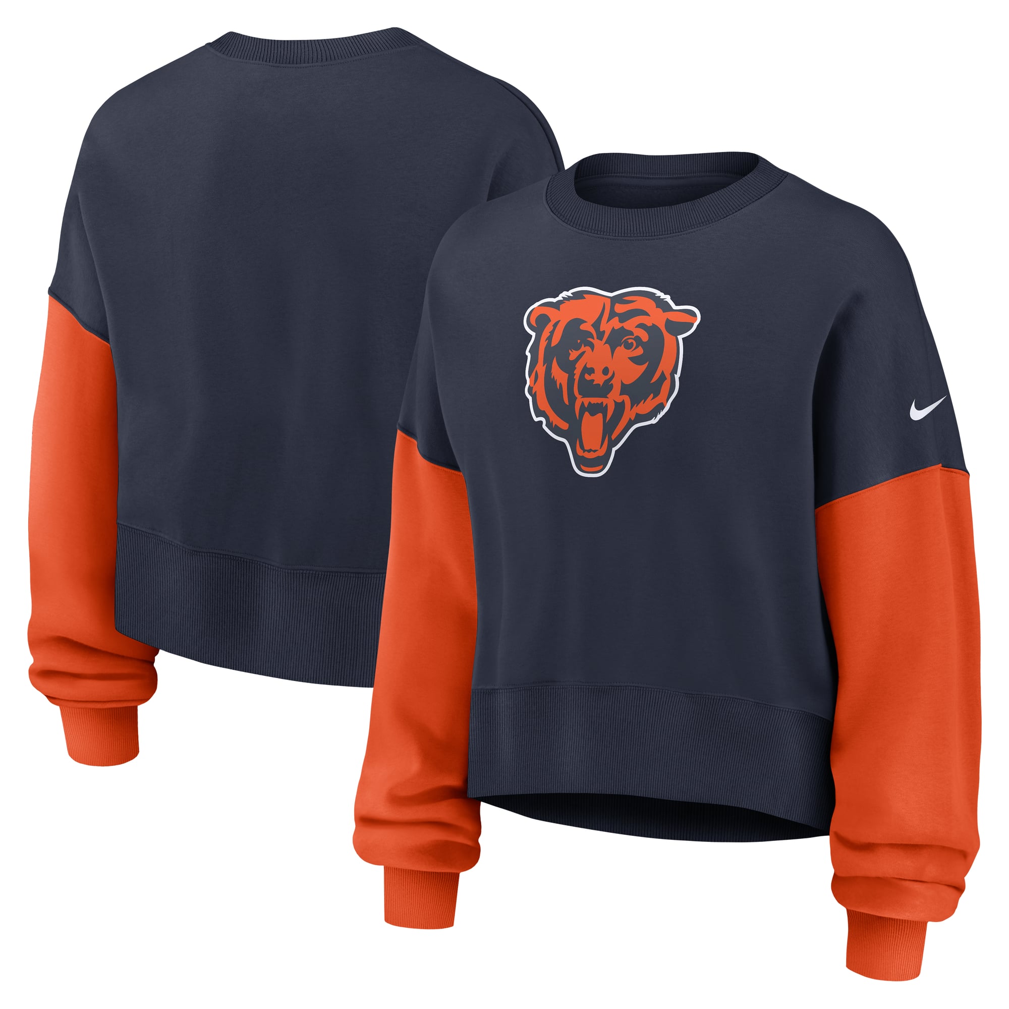 Sudadera con capucha Nike de gran tamaño de los Chicago Bears - Mujer