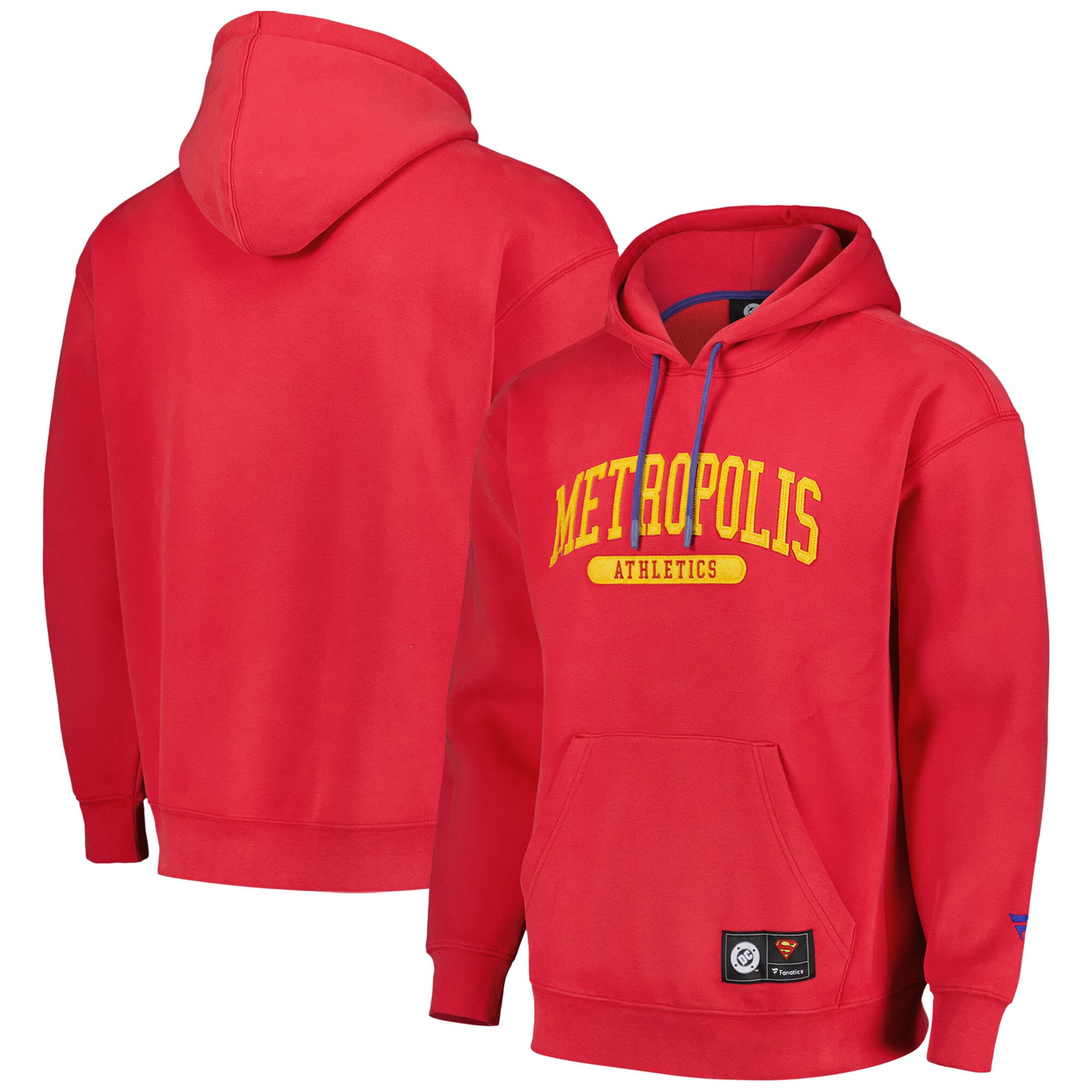 Superman x Fanatics Felpa con cappuccio College DC Comics