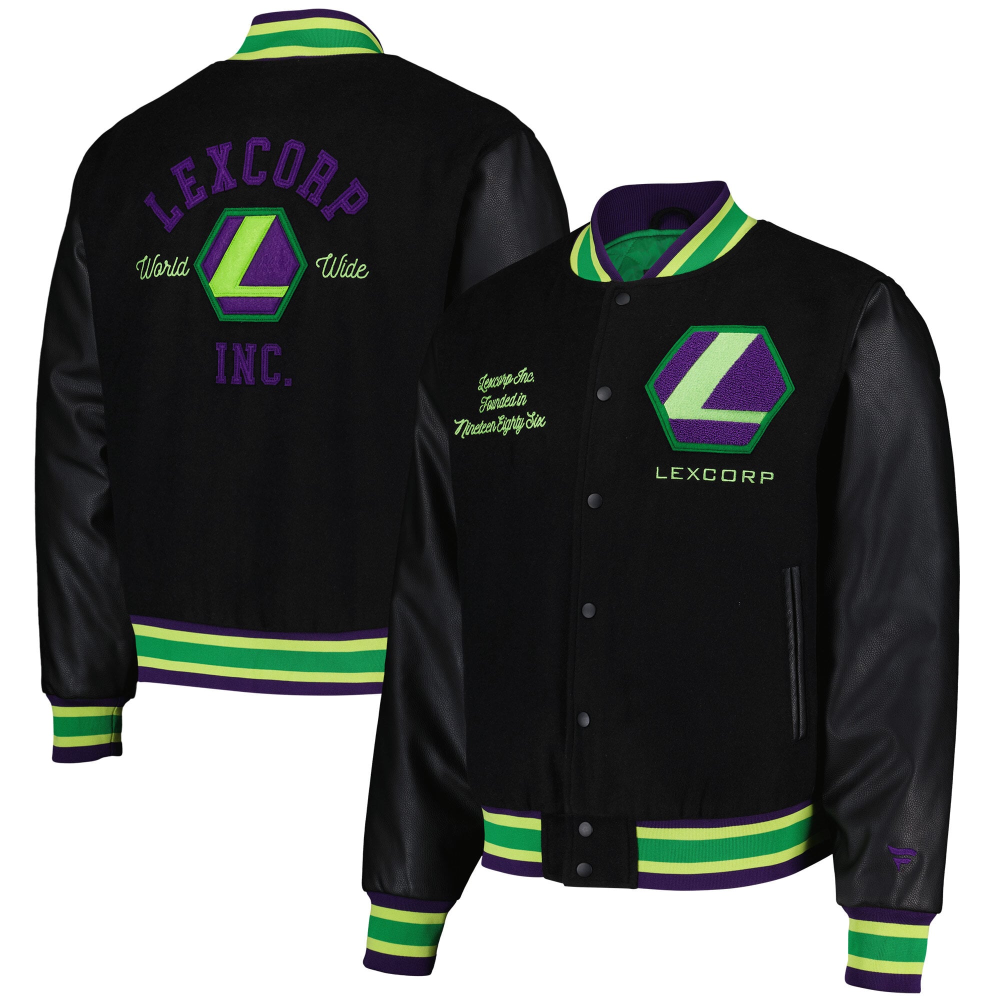 Superman x Fanatics Giacca Varsity DC Comics - Lex Luthor