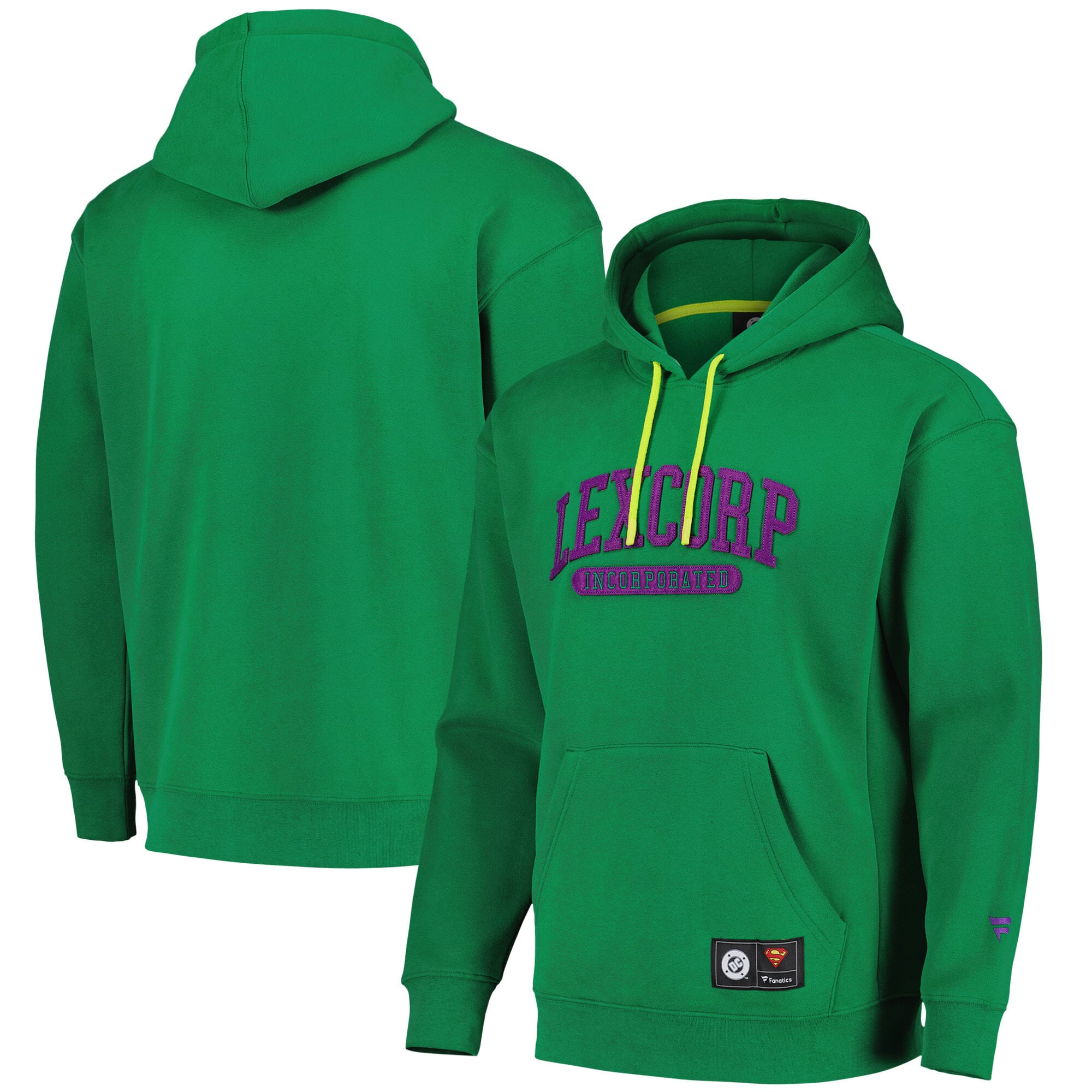 Superman x Fanatics Felpa con cappuccio College DC - Lex Luthor