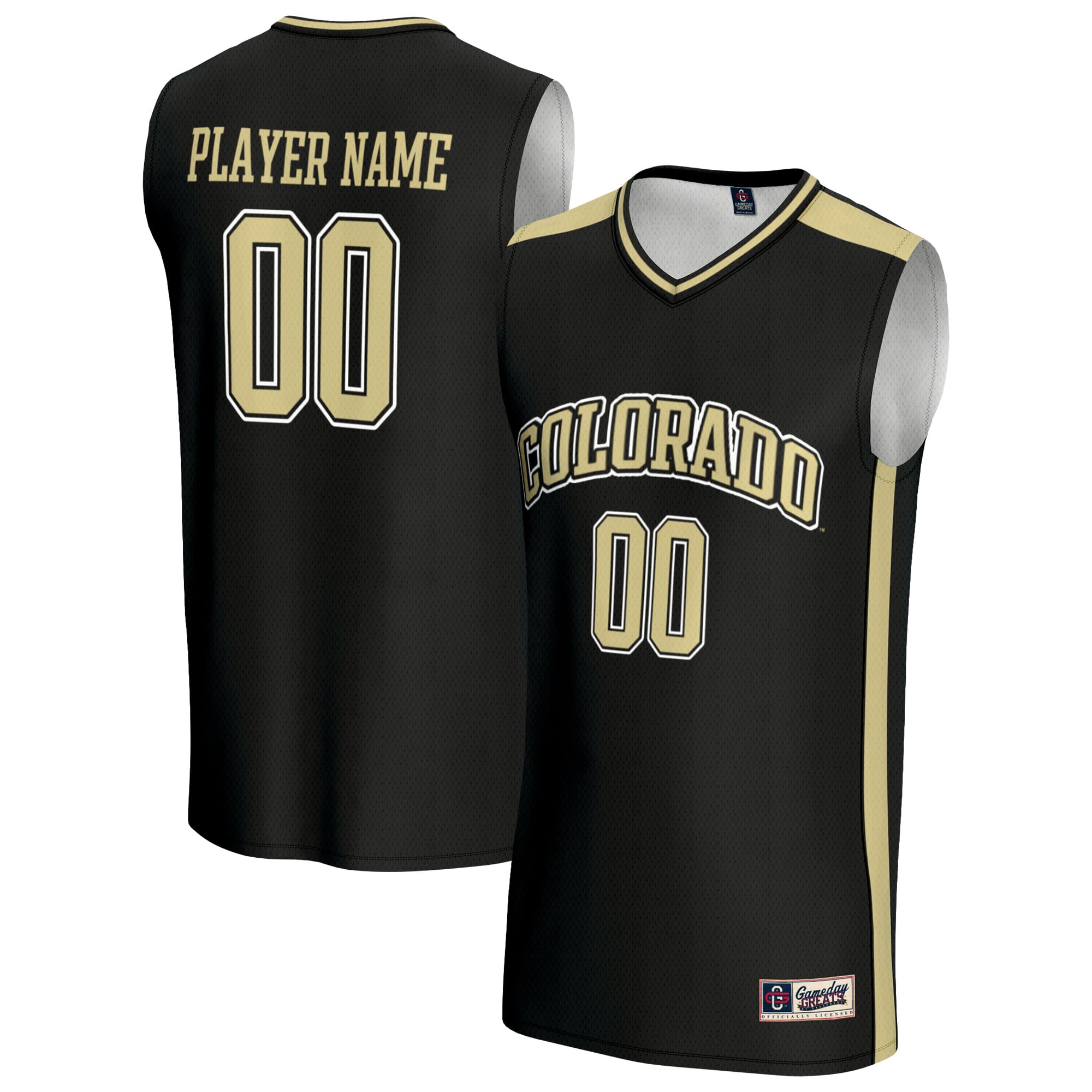 Unisex GameDay Greats Black Colorado Buffaloes NIL Pick-A-Player Lightweight Men's Basketball Jersey