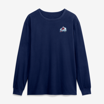 Men's Fanatics Navy Colorado Avalanche Game Long Sleeve T-Shirt