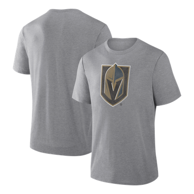 Men's Fanatics Heather Gray Vegas Golden Knights Elevated Tri-Blend T-Shirt