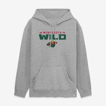 Men's Fanatics Heather Gray Minnesota Wild Home Fleece Hoodie