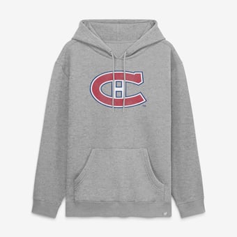 Men's Fanatics Heather Gray Montreal Canadiens Heritage Legacy Hoodie