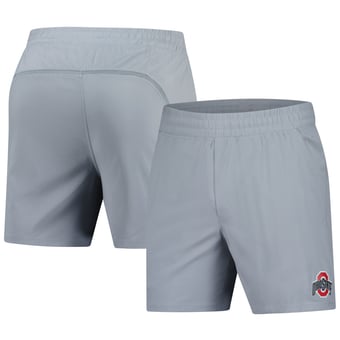 "Men's lululemon Gray Ohio State Buckeyes Pace Breaker 5"" Performance Shorts"
