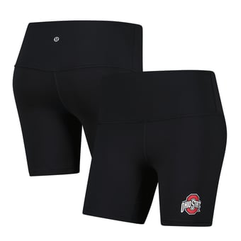 "Women's lululemon  Black Ohio State Buckeyes Align High Rise 6"" Performance Shorts"