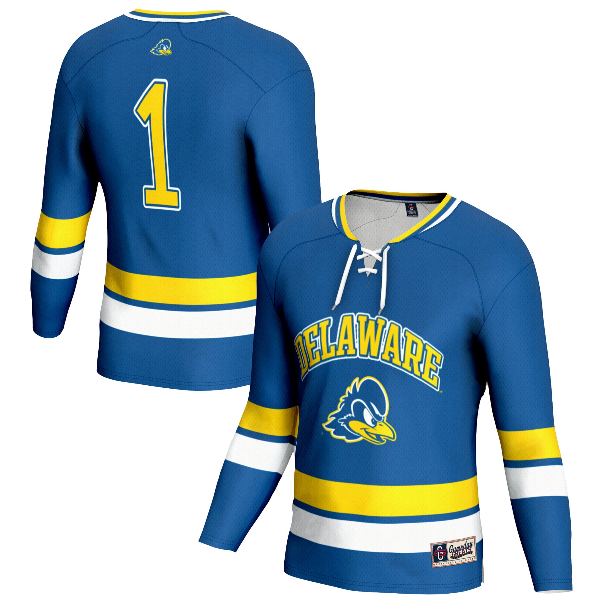 Youth  Royal Delaware Fightin' Blue Hens Lightweight Women's Hockey Team Fashion Jersey
