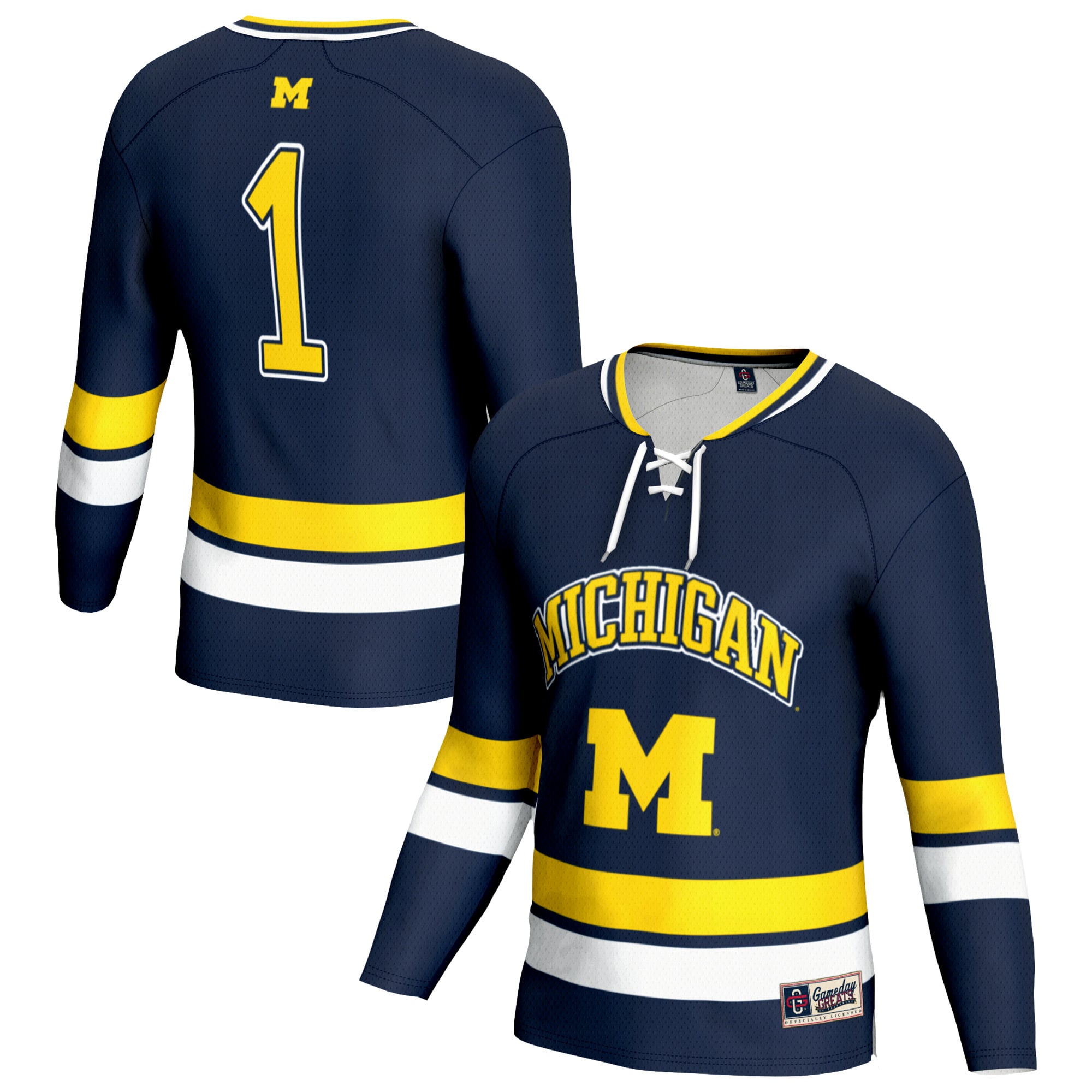 Youth  Navy Michigan Wolverines Lightweight Women's Hockey Team Fashion Jersey