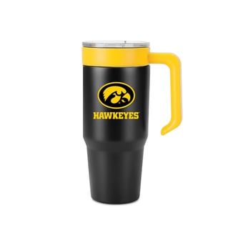 Iowa Hawkeyes 36oz. Logo Combo Stainless Steel Tumbler